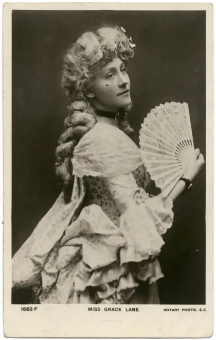 Framed Print : Grace Lane with fan Framed Print : Grace Lane with fan