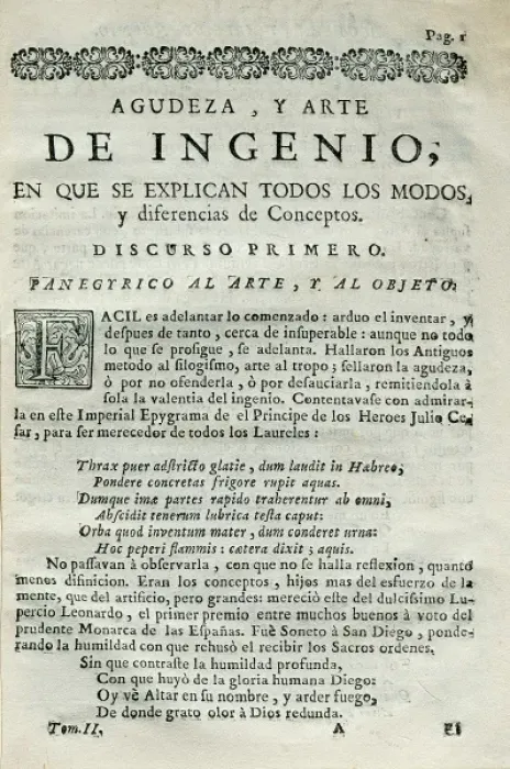 Framed Print : GRACIAN, Baltasar (1601-1658) Framed Print : GRACIAN, Baltasar (1601-1658)