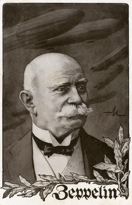 Framed Print : Graf von Zeppelin - portrait Framed Print : Graf von Zeppelin - portrait