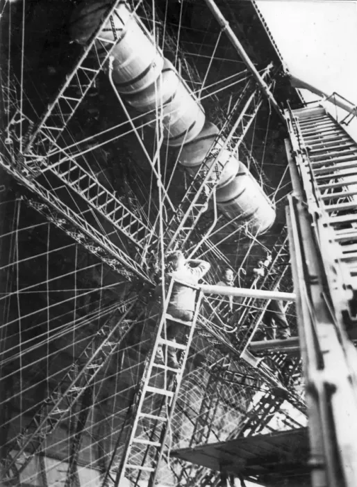 Framed Print : The Graf Zeppelin II LZ 130 during construction Framed Print : The Graf Zeppelin II LZ 130 during construction