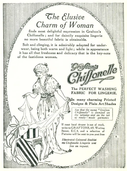 Framed Print : Grafton's Chiffonelle Advertisement Framed Print : Grafton's Chiffonelle Advertisement