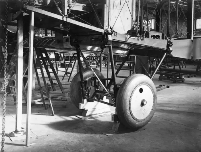 Framed Print : Grahame-White E 4 The Ganymede during construction Framed Print : Grahame-White E 4 The Ganymede during construction
