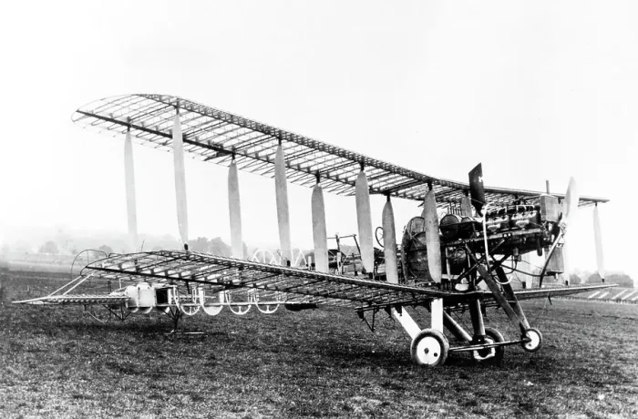 Framed Print : Grahame White Type 18 biplane early 1900s Framed Print : Grahame White Type 18 biplane early 1900s