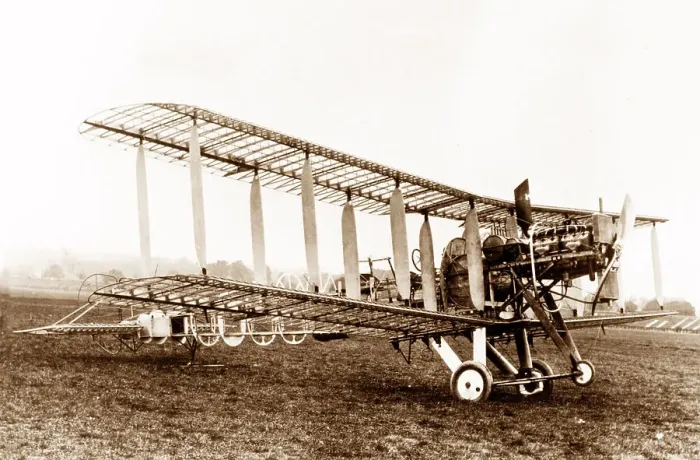 Framed Print : Grahame White Type 18 biplane early 1900s Framed Print : Grahame White Type 18 biplane early 1900s