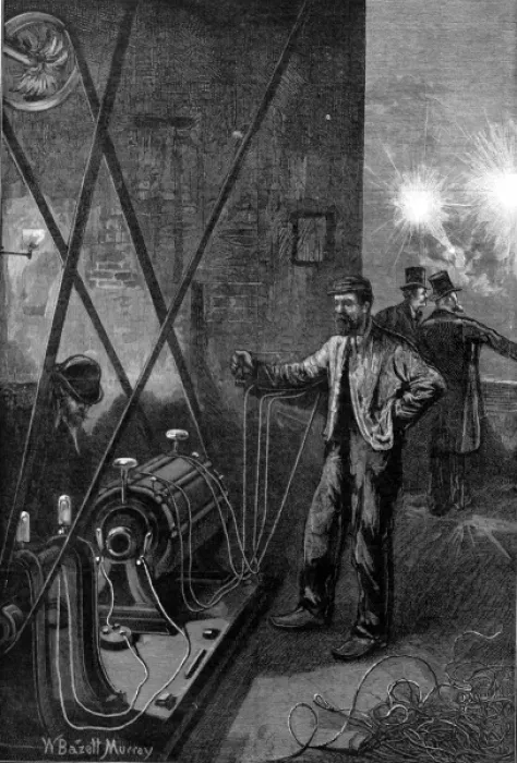 Framed Print : Grammes dynamo-electrical machine Framed Print : Grammes dynamo-electrical machine