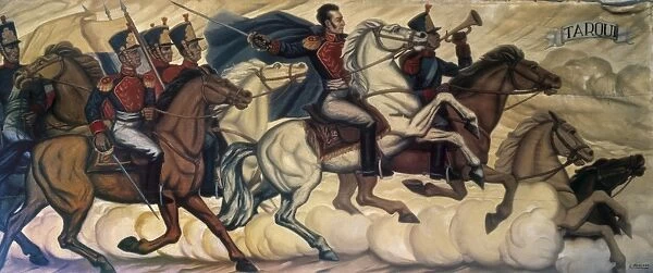 Gran Colombia-Peru War. Tarqui Battle of the February