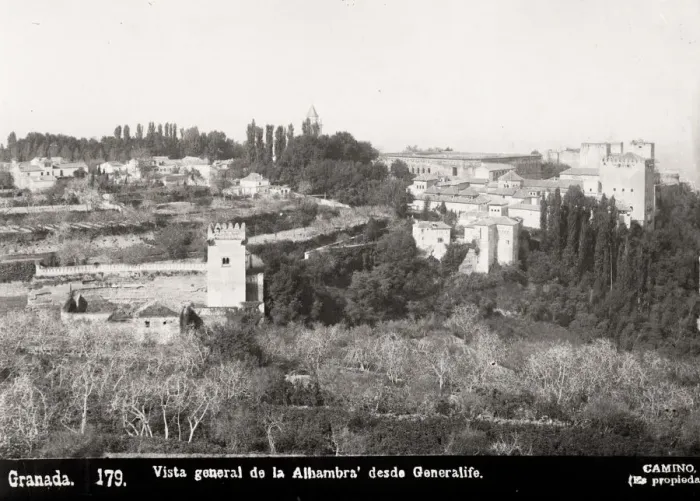 Framed Print : Granada, Spain - general view of the Alhambra Palace Framed Print : Granada, Spain - general view of the Alhambra Palace