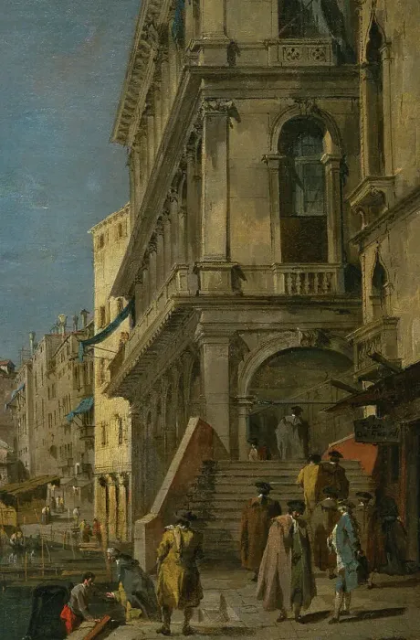 Framed Print : Grand Canal at the Rialto Bridge, circa 1780-1790 Framed Print : Grand Canal at the Rialto Bridge, circa 1780-1790