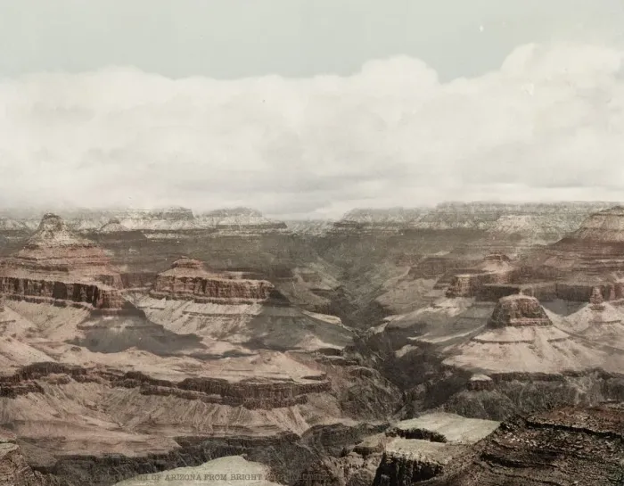 Framed Print : The Grand Canyon of Arizona from Bright Angel hotel Framed Print : The Grand Canyon of Arizona from Bright Angel hotel