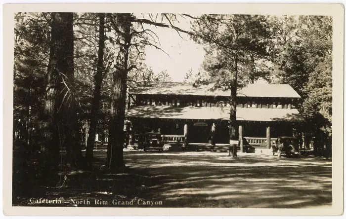 Framed Print : Grand Canyon Lodge, Cafeteria, North Rim, Arizona, USA Date: 1930s Framed Print : Grand Canyon Lodge, Cafeteria, North Rim, Arizona, USA Date: 1930s