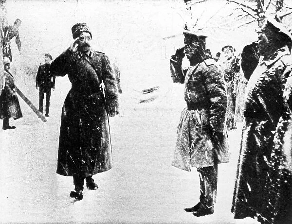 Grand Duke George Mikhailovich and General Brusilov