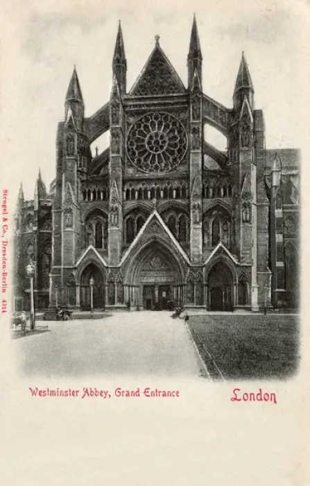 Framed Print : The Grand Entrance of Westminster Abbey, London Framed Print : The Grand Entrance of Westminster Abbey, London