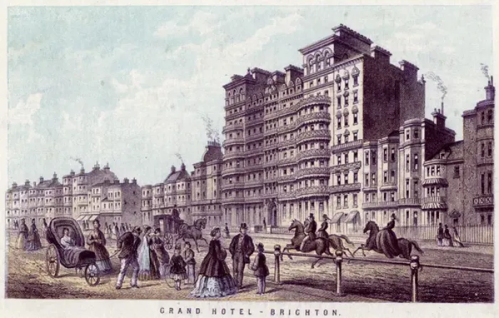 Framed Print : Grand Hotel Brighton Framed Print : Grand Hotel Brighton