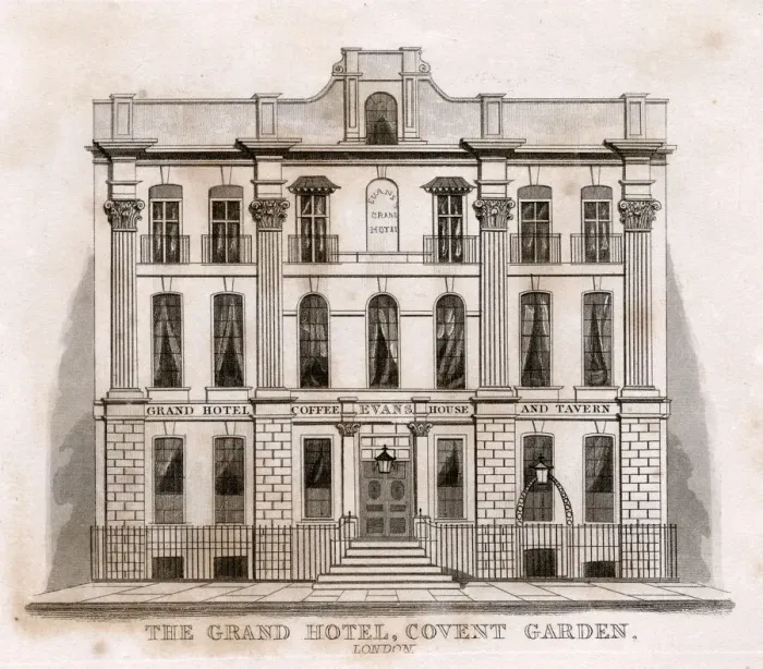 Framed Print : Grand Hotel, Covent Garden, London Framed Print : Grand Hotel, Covent Garden, London