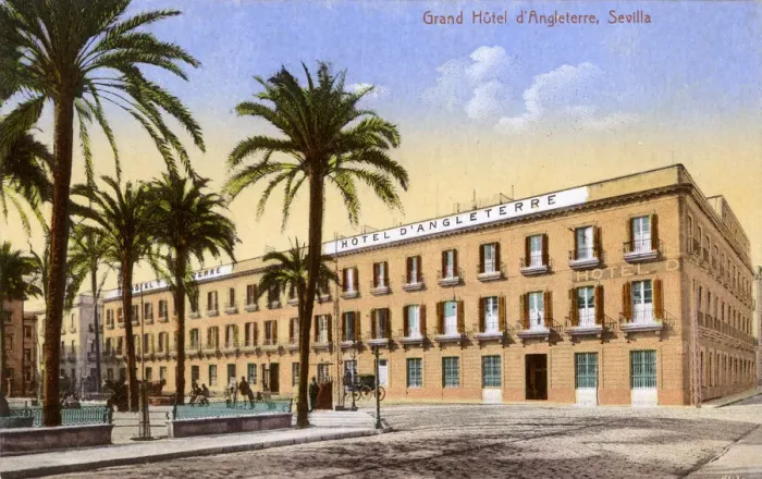 Framed Print : Grand Hotel d Angleterre, Seville, Spain Framed Print : Grand Hotel d Angleterre, Seville, Spain
