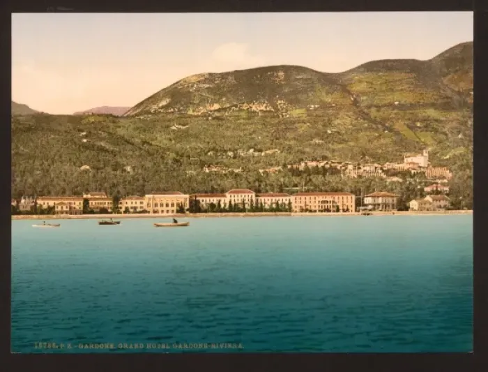 Framed Print : The Grand Hotel, Gardone, Lake Garda, Italy Framed Print : The Grand Hotel, Gardone, Lake Garda, Italy