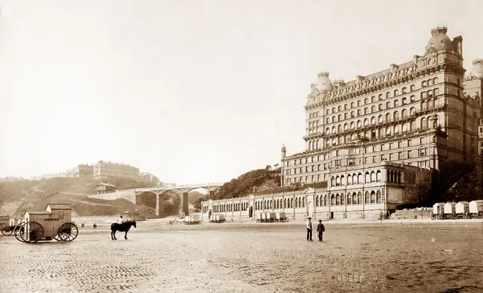 Framed Print : Grand Hotel Scarborough - 1899 Framed Print : Grand Hotel Scarborough - 1899