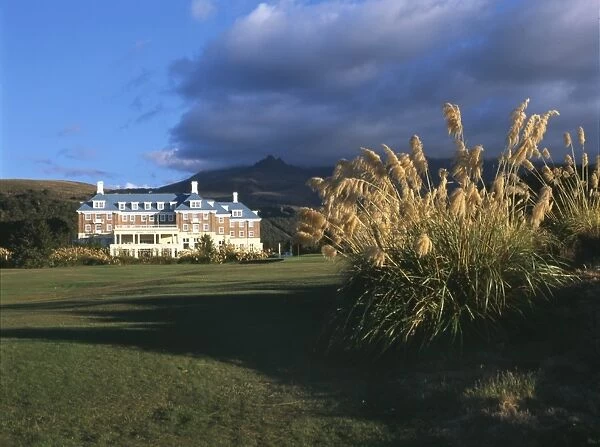 Grand hotel at Whakapapa, North Island, New Zealand