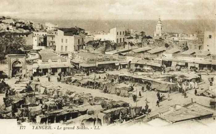 Framed Print : The Grand Market, Tangiers, Morocco Framed Print : The Grand Market, Tangiers, Morocco