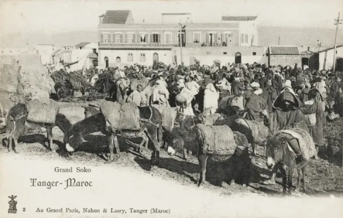 Framed Print : The Grand Market - Tangiers, Morocco Framed Print : The Grand Market - Tangiers, Morocco