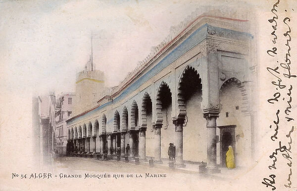 The Grand Mosque on the Rue de la Marine, Algiers, Algeria