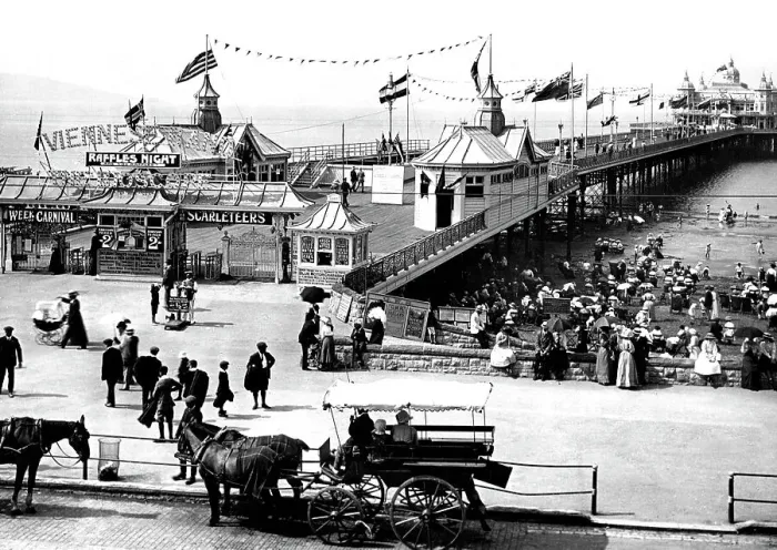 Framed Print : Grand Pier, Weston Super Mare early 1900's Framed Print : Grand Pier, Weston Super Mare early 1900's