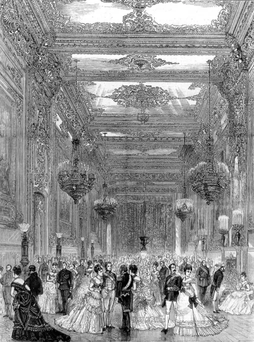 Framed Print : Grand Reception Room, Windsor Castle, 1874 Framed Print : Grand Reception Room, Windsor Castle, 1874