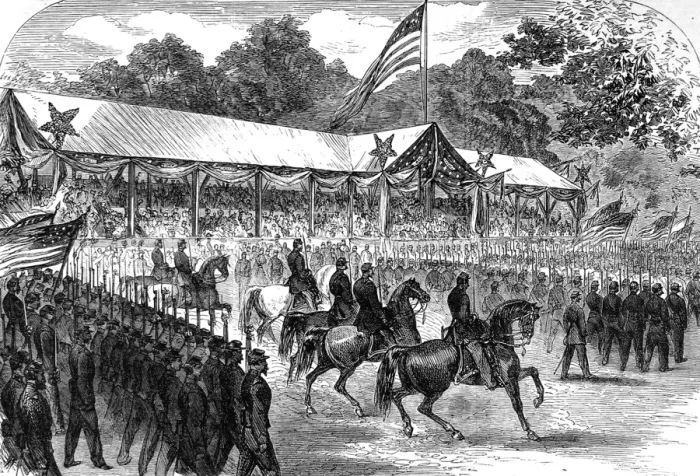 Framed Print : Grand Review of the Union Army, Washington, 1865 Framed Print : Grand Review of the Union Army, Washington, 1865