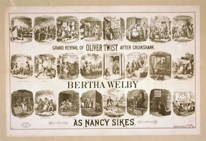 Framed Print : Grand revival of Oliver Twist after Cruikshank Framed Print : Grand revival of Oliver Twist after Cruikshank