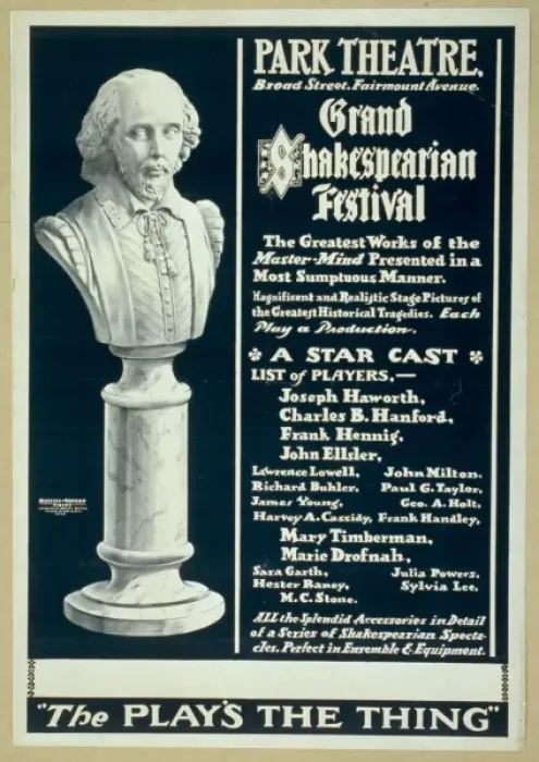 Framed Print : Grand Shakespearian festival the greatest works of the maste Framed Print : Grand Shakespearian festival the greatest works of the maste