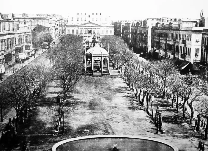 Framed Print : The Grand Square, Alexandria, Egypt, Victorian period