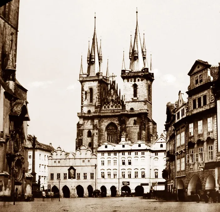 Framed Print : Grand Square, Prague, Czech Republic Framed Print : Grand Square, Prague, Czech Republic