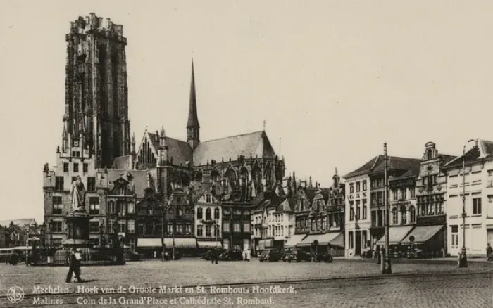 Framed Print : Grand Square and St Rumbolds Cathedral, Mechelen Framed Print : Grand Square and St Rumbolds Cathedral, Mechelen