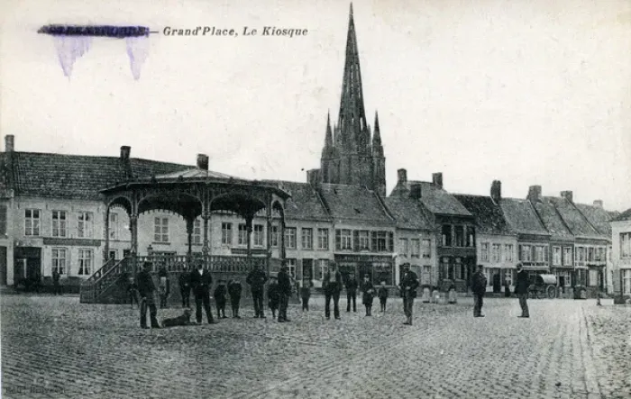 Framed Print : Grand Square, Steenvoorde, Nord-Pas-de-Calais Framed Print : Grand Square, Steenvoorde, Nord-Pas-de-Calais