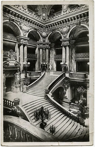 The Grand Staircase of the Opera, Paris, France