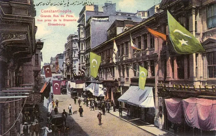 Framed Print : Grand Street in Pera, Istanbul Framed Print : Grand Street in Pera, Istanbul