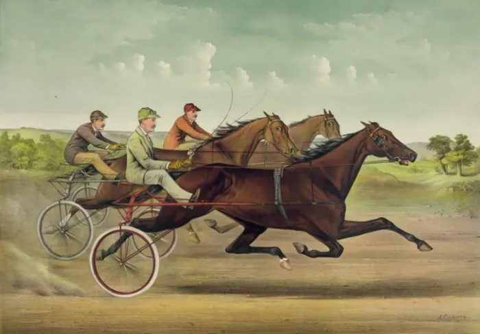 Framed Print : The grand trotting Queen Nancy Hanks driven by Budd Doble Framed Print : The grand trotting Queen Nancy Hanks driven by Budd Doble