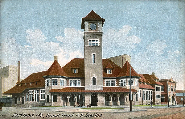 Grand Trunk Railway Station, Portland, Maine, USA
