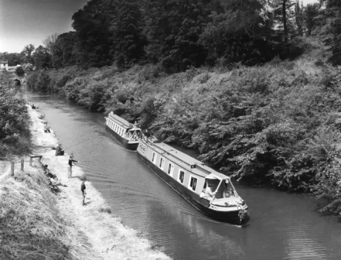 Framed Print : Grand Union Canal Boats Framed Print : Grand Union Canal Boats