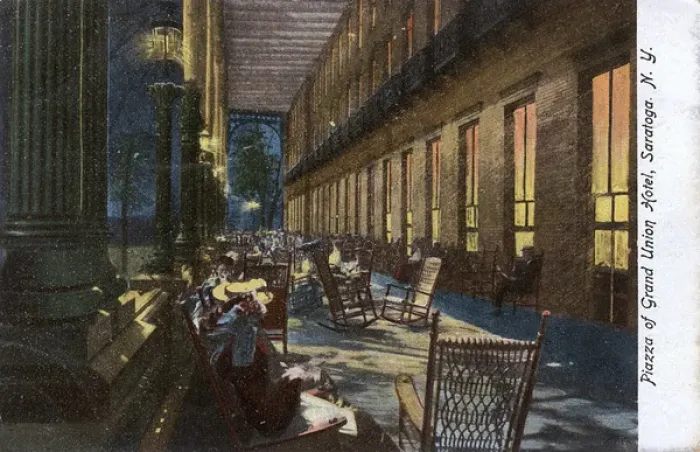Framed Print : Grand Union Hotel, Saratoga Springs, New York State, USA