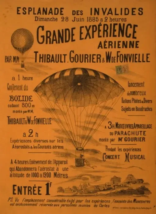Framed Print : Grande experience aerienne par MM Thibault, Gourier & W. de Framed Print : Grande experience aerienne par MM Thibault, Gourier & W. de