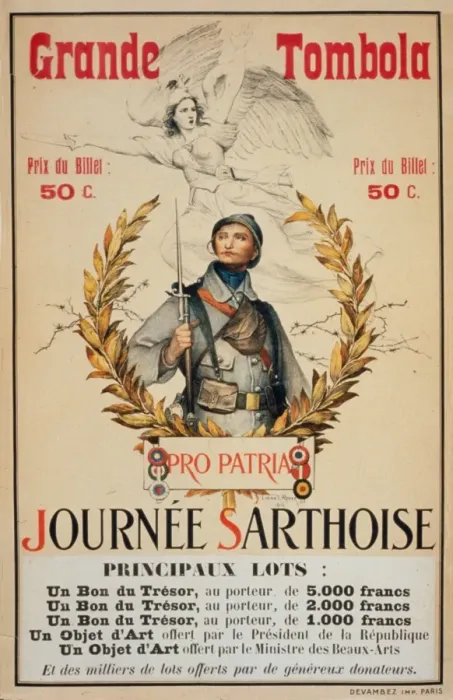 Framed Print : Grande Tombola. Journee Sarthoise - Pro Patria Framed Print : Grande Tombola. Journee Sarthoise - Pro Patria