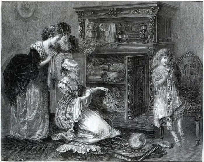 Framed Print : Grandmothers Treasures by W Holyoake Framed Print : Grandmothers Treasures by W Holyoake