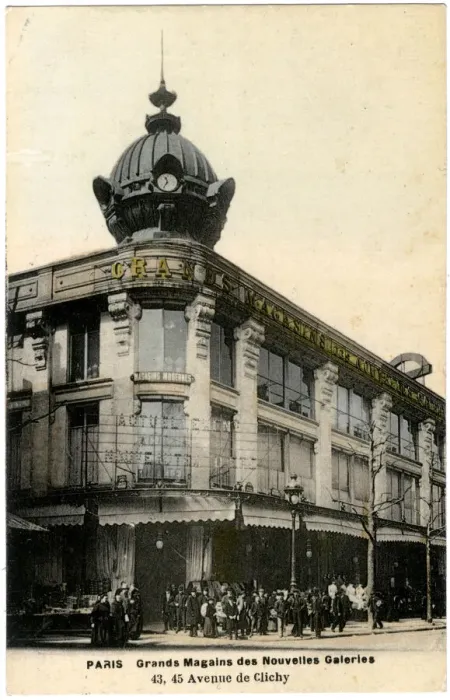 Framed Print : Grands Magasins, Avenue de Clichy, Paris, France Framed Print : Grands Magasins, Avenue de Clichy, Paris, France