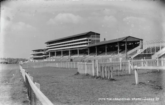 Framed Print : The Grandstand at Epsom