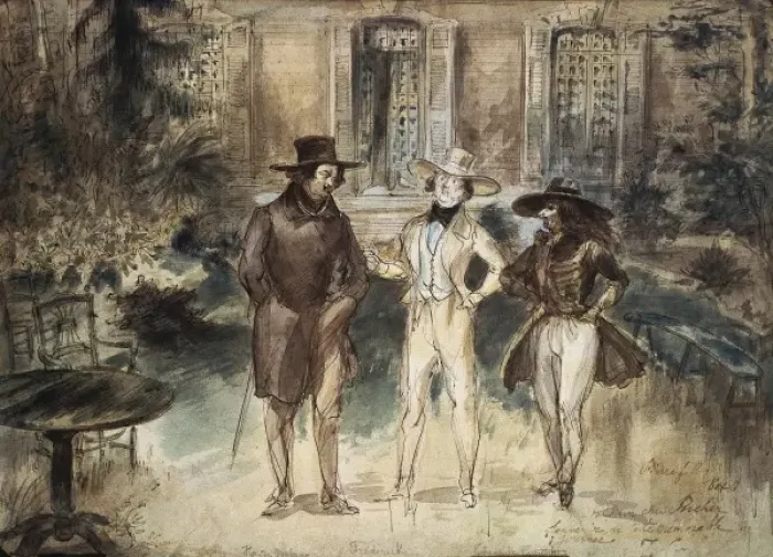 Framed Print : GRANDVILLE, Jean-Ignace-IsΤore G鲡rd, called Framed Print : GRANDVILLE, Jean-Ignace-IsΤore G鲡rd, called