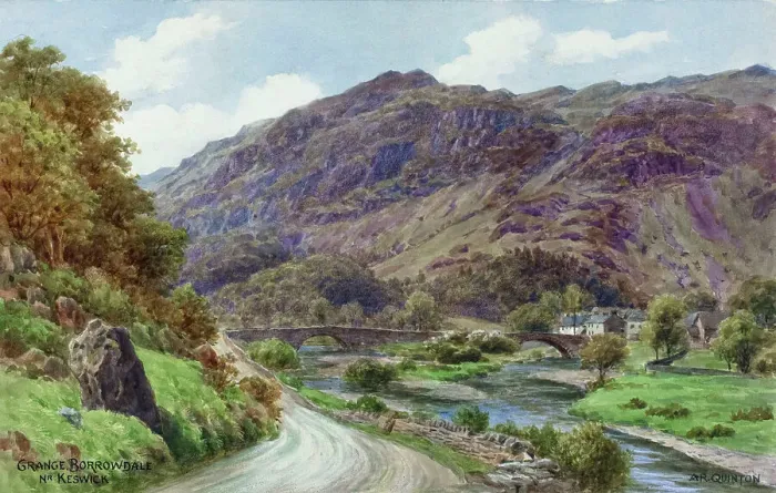 Framed Print : Grange Borrowdale, near Keswick, Lake District, Cumbria Framed Print : Grange Borrowdale, near Keswick, Lake District, Cumbria