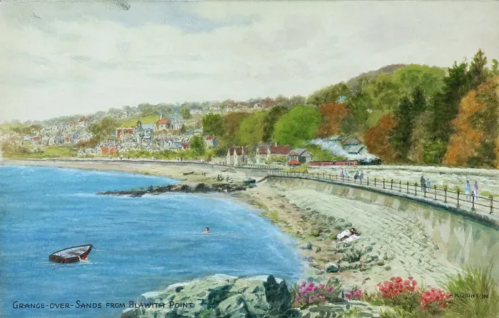Framed Print : Grange over Sands, Morecambe Bay, Cumbria Framed Print : Grange over Sands, Morecambe Bay, Cumbria