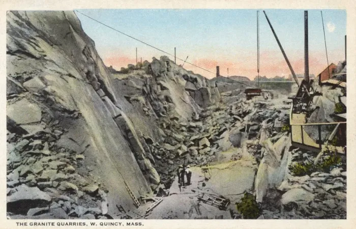 Framed Print : The Granite Quarries, W. Quincy, Massachusetts Framed Print : The Granite Quarries, W. Quincy, Massachusetts