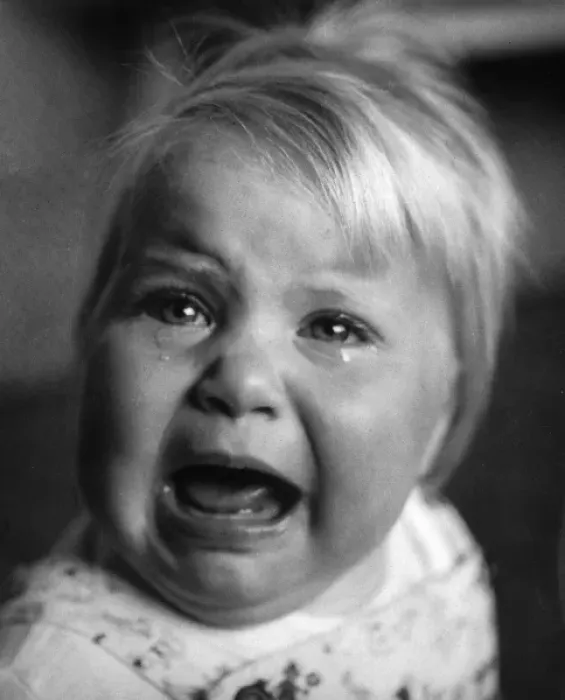 Framed Print : Grant / Crying Baby / 1960 Framed Print : Grant / Crying Baby / 1960